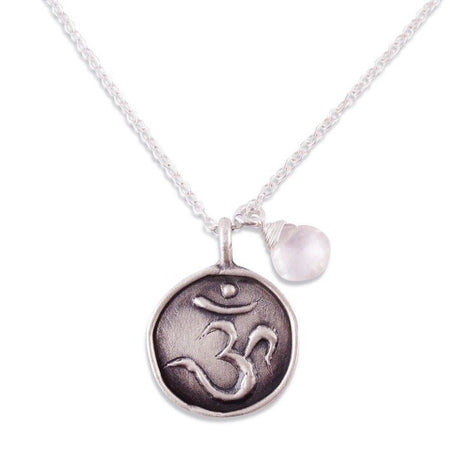Silver Solar Plexus Chakra Necklace - “ I do”