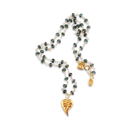 Silver Bodhi Leaf Enlightenment Necklace
