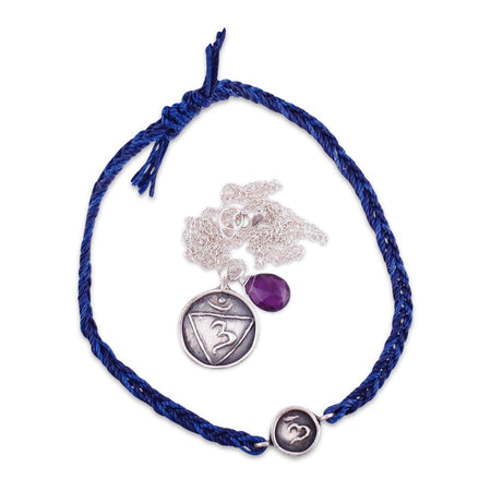 Crown Chakra Bundle - Crown Chakra Necklace and Crown Chakra bracelet