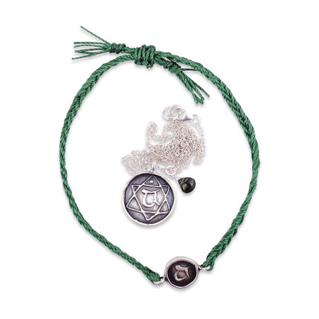 Sterling Silver Small Lotus petal necklace & lotus petal earrings