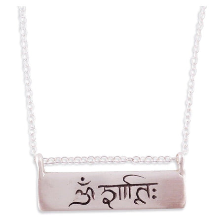 Silver Sanskrit Necklace - Enlightenment