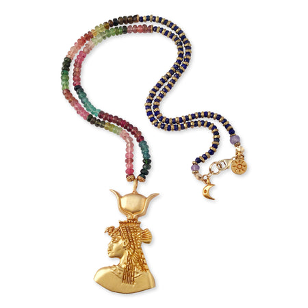 Gold 7 Chakras Necklace - Balance Necklace
