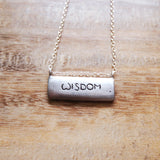 Trunk Show - Silver Wisdom Tablet Necklace