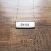 Trunk Show - Silver Bliss Tablet Necklace