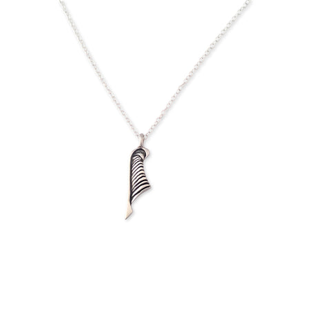 Silver 7 Chakras Necklace - Cascading Goddess