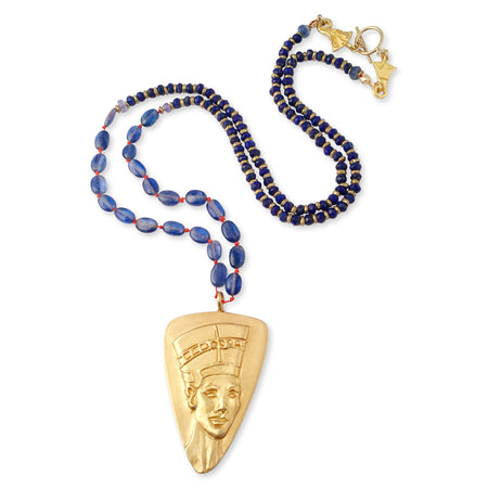 Gold Nefertiti necklace - The Beautiful One