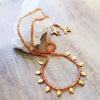 Sun Goddess Orange Padparadscha Necklace